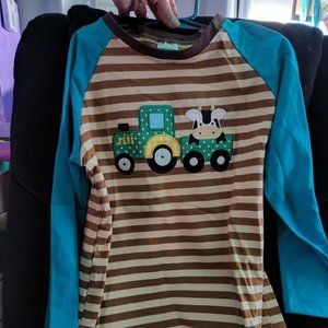 Boys farm shirt